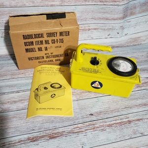 Vintage Radiological Survey Meter